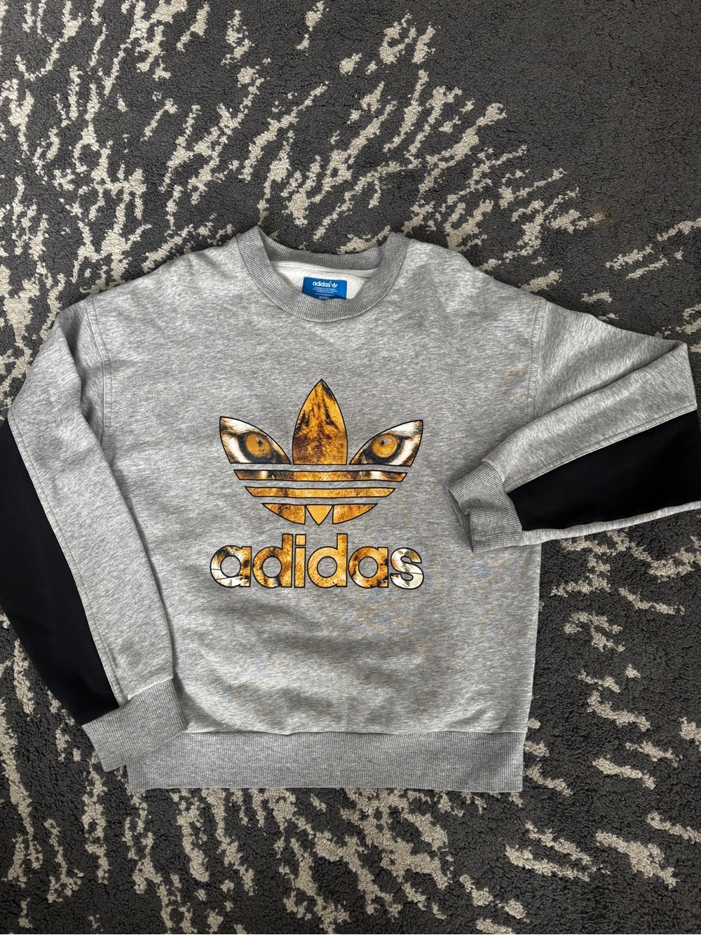 Size Small-Adidas Rita Ora Tiger Sweater Womens Gray Banned From Normal Pullover